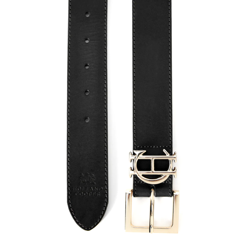 Holland Cooper HC Classic Logo Belt - Black-2